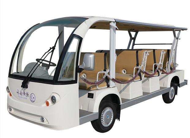 益高11座觀光車 景區(qū)鋰電游覽車 售樓處看房車