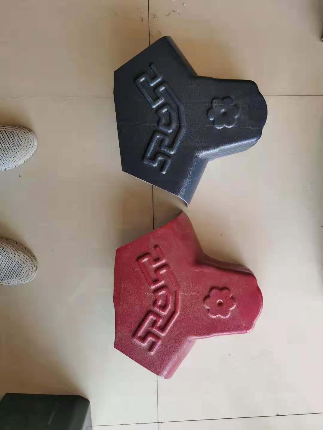 側(cè)封堵頭，硅鈣高波樹脂瓦輔件，配件齊全，歡迎垂詢